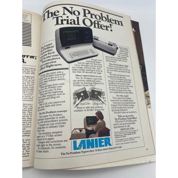 Vintage Piedmont Airlines Pace Inflight Magazine January / February 1981 - Picture 7 of 9